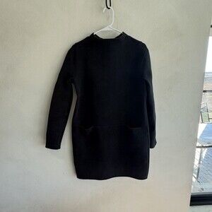 Lululemon Athletica Women's Long Sleeve Sweatshirt Dress 4 Black Pullover